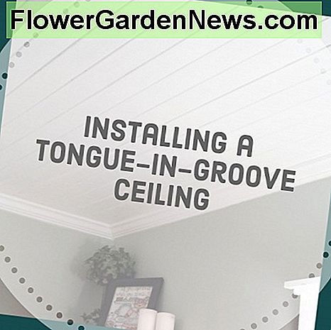 DIY Tongue-and-Groove Wood Ceiling