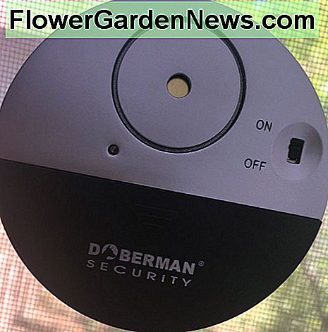 The window alarms are small and look high-tech, even though they are very simple to use.